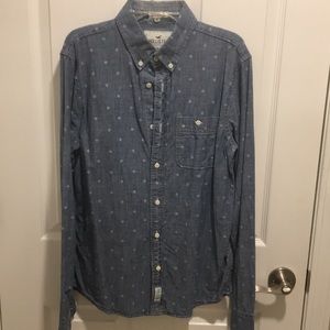 Hollister Mens Button Down Shirt S